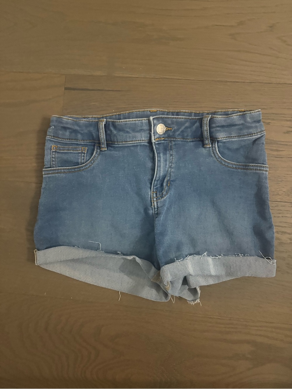 Joe fresh girls blue denim shorts sz 14 NWT ret $45